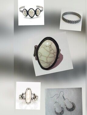Paparazzi Jewelry Lot, 5 Pieces